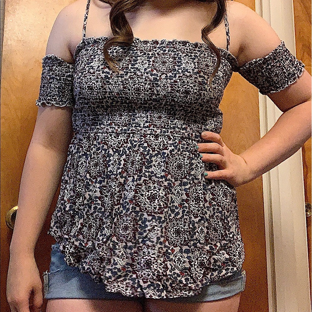 Charlotte Russe off the shoulder blouse small